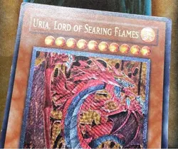 Yugioh Uria, Lord of Searing Flames SOI-EN001 Ultimate Rare 1st Ed MP - Image 3