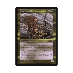 Vhati il-Dal MTG Tempest Rare LP Lightly Played Single Card - Image 1