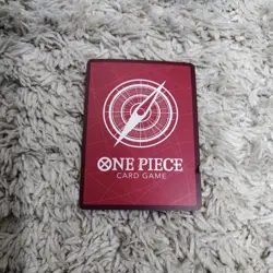 ONE PIECE SHANKS OP09-001 HOLO FOIL ALT ART LEADER TRADING CARD ENGLISH - Image 2