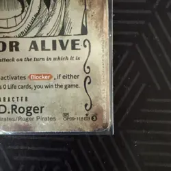Gol D Roger OP09-118 SP Wanted Poster Manga OP13 One Piece Card English Carrying - Image 5