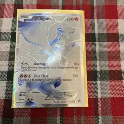 Reshiram #113/114 - Black and White - Ultra Rare Full Art Pokemon Card HP - Image 1