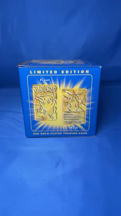 Limited Edition 23k Gold-Plated Pokemon Trading Cards Complete Sealed Set Of 6 - Image 5