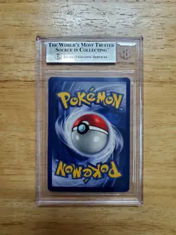 Pokemon BGS 8.5 NM/MINT+ 1999 Raichu Shadowless Base Set Holo Card - Image 2
