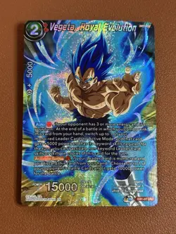 Vegeta, Royal Evolution-EB1-07 SR-Holo-Dragon Ball Super Card Game - Image 2