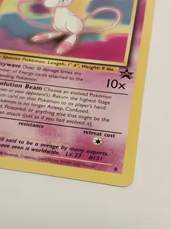 Mew 1995 Promo Pokemon card #151 Original First Edition - Image 3
