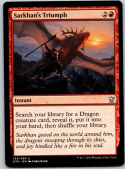 Sarkhan's Triumph Dragons of Tarkir Magic The Gathering MTG Card - Image 1