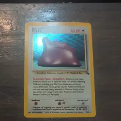 Lot of 2 Ditto Holo - Fossil 3/62 - Vintage Pokemon Card 1999 - NOT MINT - Image 4