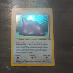Lot of 2 Ditto Holo - Fossil 3/62 - Vintage Pokemon Card 1999 - NOT MINT - Image 5