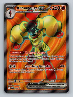 Pokemon SV: Scarlet & Violet Promo Cards #125 Armarouge ex Promo - Image 1