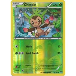 Chespin 8/162 Reverse Holo Breakthrough Pokemon Card NM - Image 1