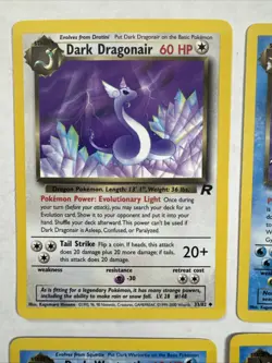DARK Pokemon TEAM ROCKET DARK Everything..Eleven Card Lot(11) Non Holos - Image 2