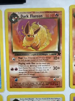 DARK Pokemon TEAM ROCKET DARK Everything..Eleven Card Lot(11) Non Holos - Image 4