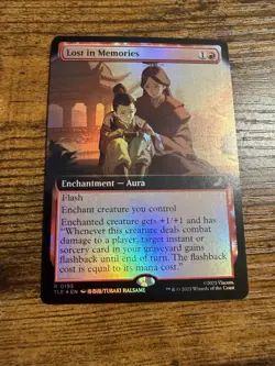 MTG Magic The Gathering Avatar Extended Art Foil Eternal Lost in Memories - Image 1