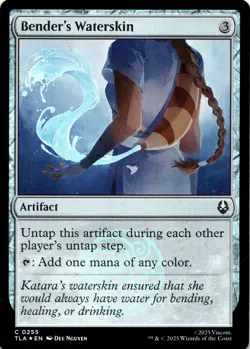 Bender's Waterskin FOIL Avatar: The Last Airbender Magic MTG NM - Image 1