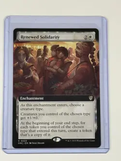 MTG Renewed Solidarity (Extended Art) Commander: Aetherdrift Regular - Image 1