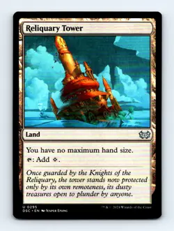 #295 2024 Duskmourn: House of Horror Commander [ Reliquary Tower Uncommon - Image 1
