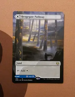 MTG Hengegate Pathway (Borderless) x1 LP from Kaldheim - Image 1