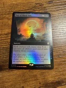MTG Magic The Gathering Avatar Extended Art Foil Day of Black Sun - Image 1