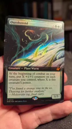 1x Ouroboroid Extended Art Foil NM - EOE MTG Magic X1 - Image 1