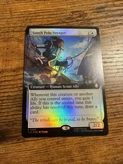 MTG Magic The Gathering Avatar Extended Art Foil South Pole Voyager - Image 1