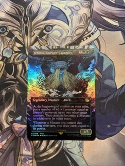 Jenova, Ancient Calamity (Borderless) Magic The Gathering Final Fantasy Foil NM - Image 1