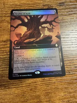 MTG Magic The Gathering Avatar Extended Art Foil Realm of Koh - Image 1