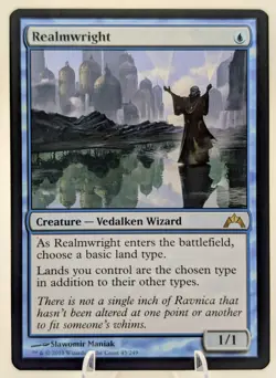 Realmwright | MTG GTC | Wizard Mana Fixing Domain EDH | NM - Image 1