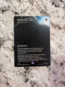 Mtg Bloodbenders Rise Borderless Avatar The Last Airbender - Image 1