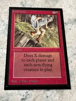 Earthquake - Collectors Edition Int - NM - Near Mint- CE - MTG - Image 1