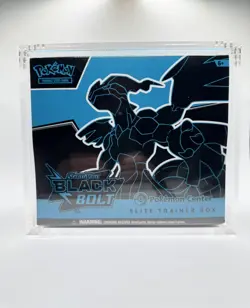Pokemon Center Scarlet & Violet Black Bolt Elite Trainer Box ETB W/ Acrylic Case - Image 1