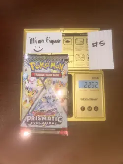 VERY HEAVY! GOD PACKUUU 22.52g Prismatic Evolutions Pokemon TCG Booster (SEALED) - Image 1