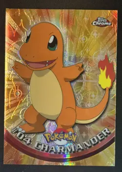 2000 Topps Chrome Pokemon Spectra #04 Charmander NM-MINT - Image 1
