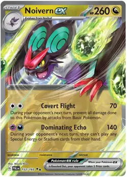 NOIVERN EX 153/193 PALDEA EVOLVED POKEMON (DOUBLE RARE, NM) - Image 1