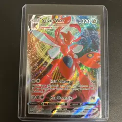 Pokemon TCG Scizor Vmax Darkness Ablaze 119/189 Holo Ultra Rare - Image 1