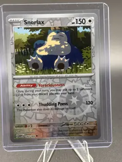 Snorlax 143/165 Sv: Scarlet & Violet 151 Reverse Holo Pokemon TCG NM - Image 1