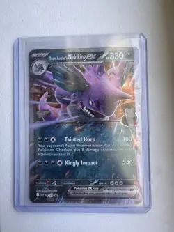 Team Rocket's Nidoking Ex SVP 217 Black Star Promo Pokemon TCG MINT - Image 1