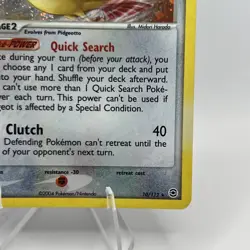 Pokemon TCG Pidgeot 10/112 Fire Red Leaf Green Holo - Image 4