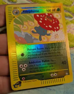Vintage! - Vileplume - Pokemon TCG Aquapolis 43/147 - Reverse Holo Rare - NM - Image 3
