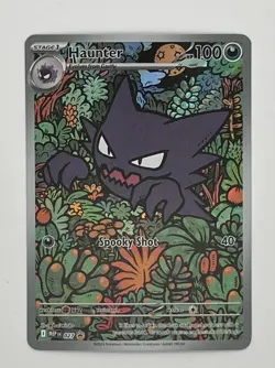 Haunter 027 Black Star Promo Illustration Rare Pokemon Mega Battle Deck - Image 1