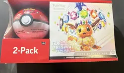 Pokemon TCG Prismatic Evolutions Elite Trainer ETB Sam’s Club + Moon Ball - Image 1