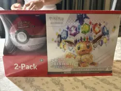 Pokemon TCG Prismatic Evolutions Elite Trainer ETB Sam’s Club + Moon Ball - Image 2