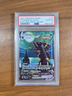Pokemon 2021 Umbreon VMAX 215/203 Alt Art Evolving Skies GEM MINT PSA 10 - Image 1