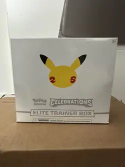 Pokemon Celebrations Elite Trainer Box 25th Anniversary ETB New Sealed TCG - Image 1
