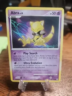 Abra 69/123 Mysterious Treasures Regular 2007 LP Pokemon TCG - Image 1