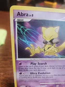 Abra 69/123 Mysterious Treasures Regular 2007 LP Pokemon TCG - Image 2