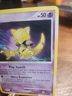 Abra 69/123 Mysterious Treasures Regular 2007 LP Pokemon TCG - Image 3