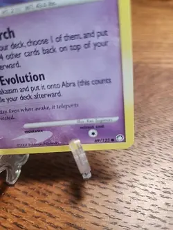 Abra 69/123 Mysterious Treasures Regular 2007 LP Pokemon TCG - Image 5