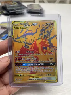 Reshiram & Charizard GX SM247 Tag Team Black Star Promo Pokemon TCG (NM) - Image 1