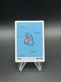 Toto - Totodile #158 Pookiemoot Series 2 Custom Fan Art Pokemon - Image 1