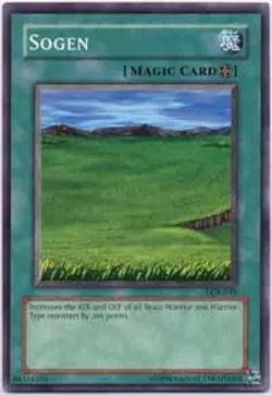 Yugioh! MP Sogen - LOB-049 - Common - 1st Edition Moderately Played, English - Image 1